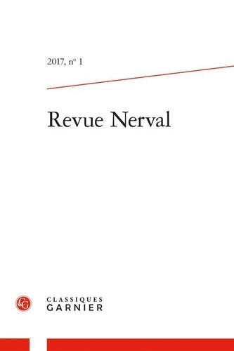 Revue Nerval N°1, 2017 Varia