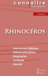 Eugène Ionesco - Rhinocéros - Analyse littéraire de référence et résumé complet.