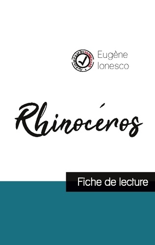 Eugène Ionesco - Rhinocéros - Fiche de lecture.
