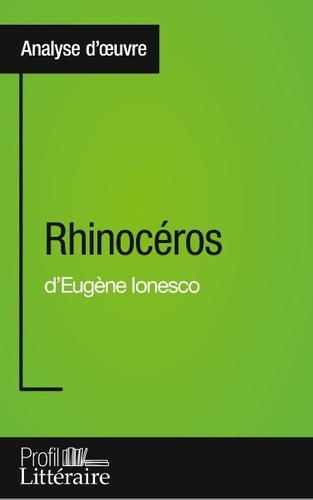 Rhinocéros. Profil littéraire