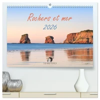 Rochers et mer (Calendrier mural 2026 DIN A2 vertical) calendrier de bureau