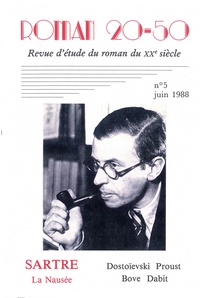 Jacques Deguy - Roman 20-50 N° 5, juin 1986 : Sartre, La Nausé.