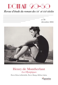 Les Olympiques de Henry de Montherlant