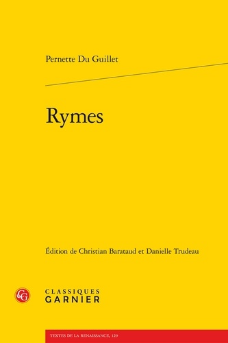 Pernette Guillet - Rymes.