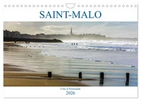 SAINT-MALO, Côte d'Emeraude (Calendrier mural 2026 DIN A4 vertical), CALVENDO calendrier mensuel