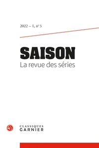 Saison - La revue des séries N° 3/2022-1