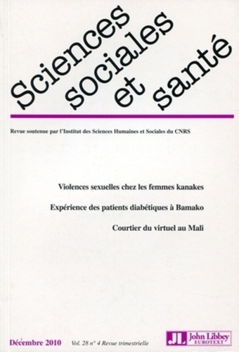 Vololona Rabeharisoa - Sciences Sociales et Santé Volume 28 N° 4, Déce : .