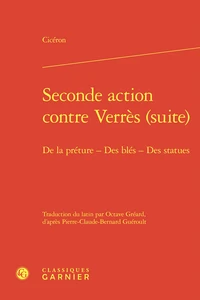 Seconde action contre Verrès (suite)