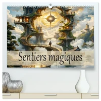 Sentiers magiques (Calendrier mural 2026 DIN A2 vertical) calendrier de bureau