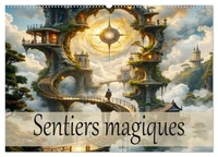 Sentiers magiques (Calendrier mural 2026 DIN A2 vertical), CALVENDO calendrier mensuel