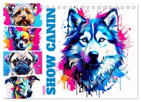 Show canin (Calendrier de bureau 2026 DIN A5 vertical), CALVENDO calendrier mensuel