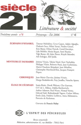 Jacques Lacarrière et Jean-Marie Chevrier - Siècle 21 N° 8, Printemps-Eté : Ecrivains d'Istanbul.