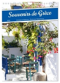 Gisela Kruse - CALVENDO Places  : Souvenirs de Grèce (Calendrier mural 2024 DIN A4 horizontal), CALVENDO calendrier mensuel - Désir de Grèce.
