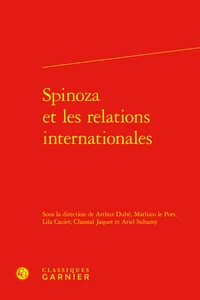 Spinoza et les relations internationales
