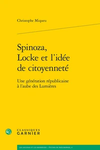 Spinoza, locke et l'idée de citoyenneté