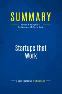 Startups that Work