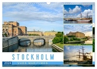 U-do U-do - CALVENDO Places  : Stockholm - Vues maritimes (Calendrier mural 2024 DIN A3 vertical), CALVENDO calendrier mensuel - Images d'ambiance de la capitale suédoise.