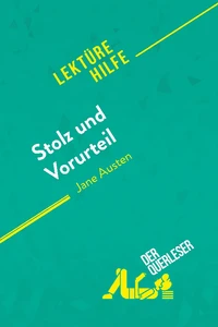 Stolz und Vorurteil von Jane Austen (Lektürehilfe)