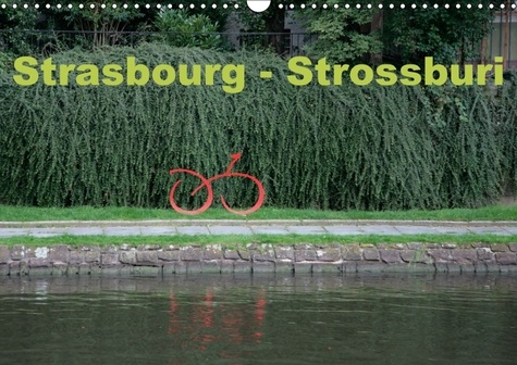 Strasbourg - Strossburi. Une promenade dans Strasbourg autour et dans la Petite France. Calendrier mural A3 horizontal 2017