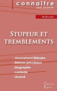 Amélie Nothomb - Stupeur et tremblements - Fiche de lecture.