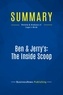 Publishing Businessnews - Summary: Ben & Jerry's: The Inside Scoop - Review and Analysis of Lager's Book.