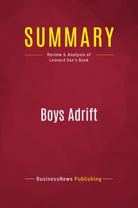 Summary: Boys Adrift