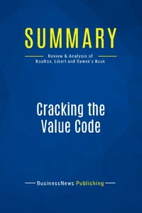 Summary: Cracking the Value Code