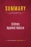 Publishing Businessnews - Summary: Crimes Against Nature - Review and Analysis of Robert F. Kennedy, Jr.'s Book.
