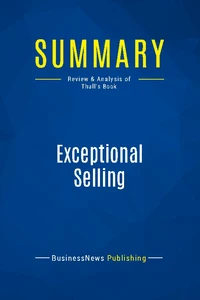 Summary: Exceptional Selling