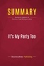 Publishing Businessnews - Summary: It's My Party Too - Review and Analysis of Christine Todd Whitman's Book.