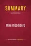 Publishing Businessnews - Summary: Mike Bloomberg - Review and Analysis of Joyce Purnick's Book.