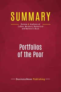 Summary: Portfolios of the Poor