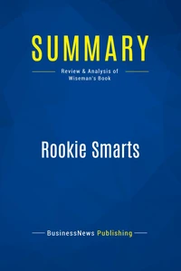 Summary: Rookie Smarts
