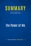 Publishing Businessnews - Summary: The Power of We - Review and Analysis of Tisch and Weber's Book.