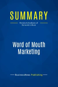 Summary: Word of Mouth Marketing