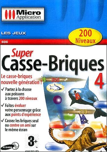  Editions Micro Application - Super Casse-Briques 4 - CD-ROM.