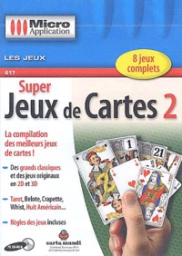  Editions Micro Application - Super jeux de cartes 2 - CD-ROM.