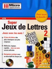  Micro Application - Super jeux de lettres - 2 CD-ROM.