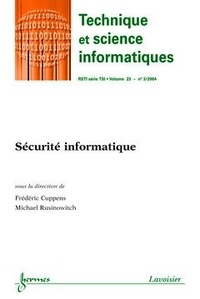  Anonyme - Technique et science informatiques Volume 23 N° 3/2004 : Sécurité informatique.