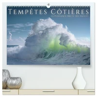 Tempêtes côtières - La puissance brute des vagues  (Calendrier mural 2026 DIN A2 vertical) calendrier de bureau