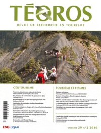 Alain Grenier - Téoros Volume 29, N°2 2010 : Géotourisme - Tourisme et femmes.
