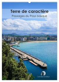 Terre de caractère - Paysages du Pays basque (Calendrier mural 2026 DIN A2 horizontal), CALVENDO calendrier mensuel