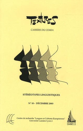 Maria-Eugênia Malheiros-Poulet - Textures N° 10, Décembre 2003 : Stéréotypes linguistiques.