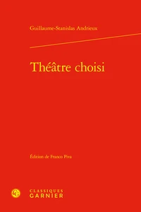 Théâtre choisi