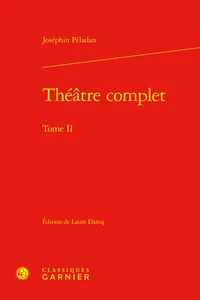 Théâtre complet