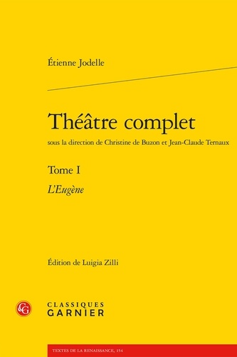 Théâtre complet. Tome 1, L'Eugène