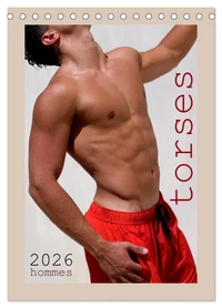 Torses - Hommes (Calendrier de bureau 2026 DIN A5 horizontal), CALVENDO calendrier mensuel