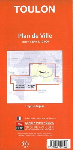 Toulon. 1/12 000  Edition 2019