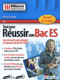 Tout pour réussir son bac ES. Annales et corrigés, CD-ROM + CD Audio