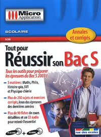 Tout pour réussir son bac S. Annales et corrigés, CD-ROM + CD Audio